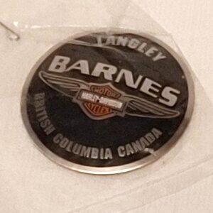 HARLEY DAVIDSON Fuel Tank Medallion Langley Barnes British Columbia Cana…